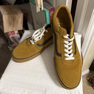 VANS Men's Ward Suede/Mesh - Golden Brown - Size 12